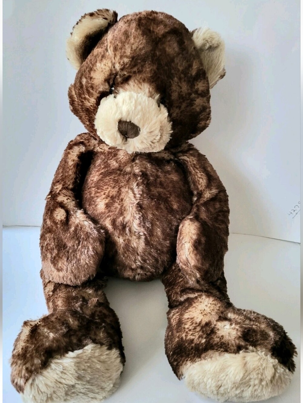 GANZ "SPENCER" BEAR TWO TONE PLUSH STUFFED ANIMAL